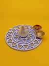 100% Pure Silver Modak with MDF Plate