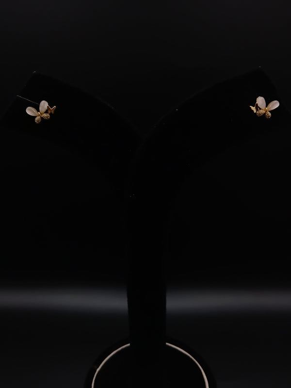 Golden Butterfly Glow Earring