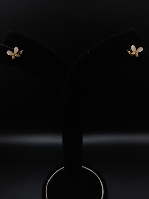 Golden Butterfly Glow Earring