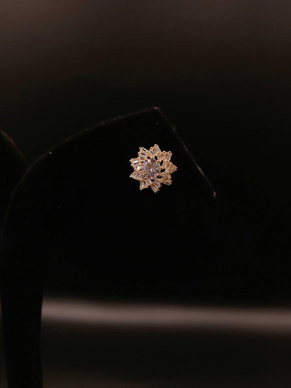 Stunning floral-inspired stud