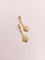 Golden drop dangle earring