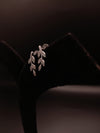 Elegant leafy stud earring