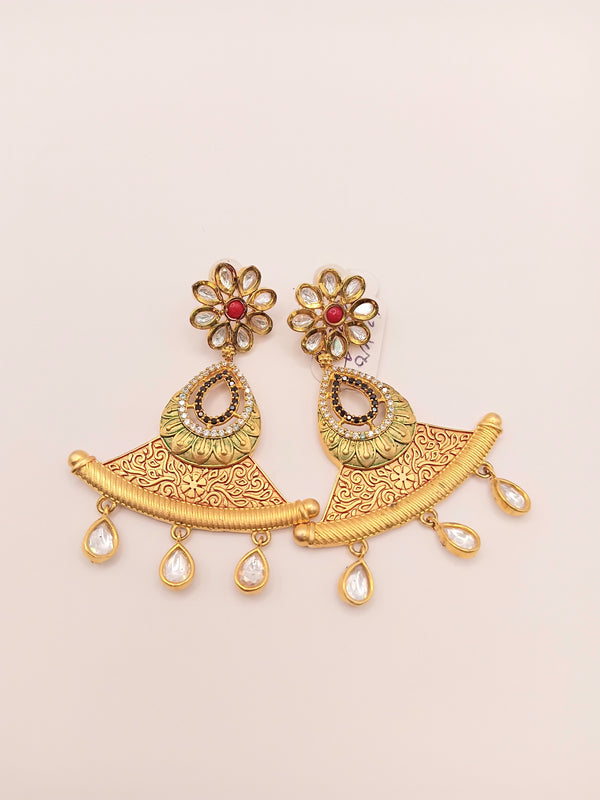 92.5 pure crescent silver jhumka