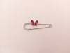 Butterfly design safety pin