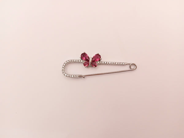 Butterfly design safety pin