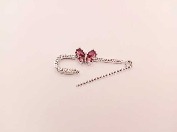 Butterfly design safety pin