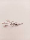 92.5 Silver Pearl Brooch
