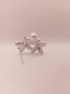 92.5 Silver Pearl Brooch