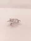 92.5 Silver Pearl Brooch