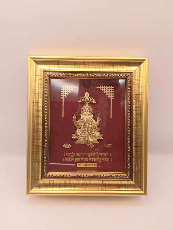 Gold Foil Ganesh (100%GOLD FOIL)