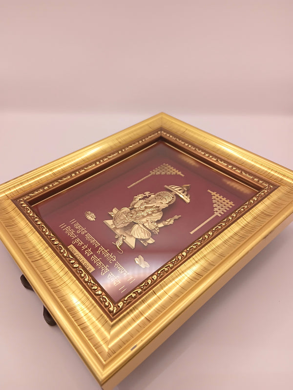 Gold Foil Ganesh (100%GOLD FOIL)