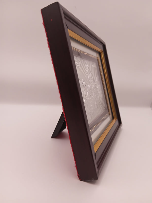 999 Silver Goddess Lakshmi, Lord Ganesha, and Goddess Saraswati