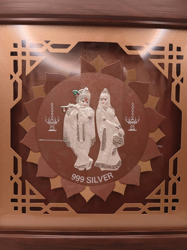 999 Silver of Radha Krishna