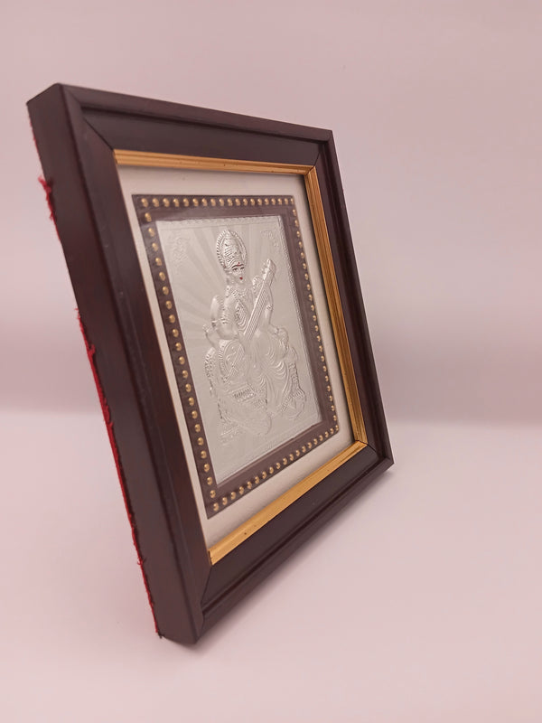 999 Silver Goddess Saraswati