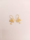 Banyan Tree design silver earrings