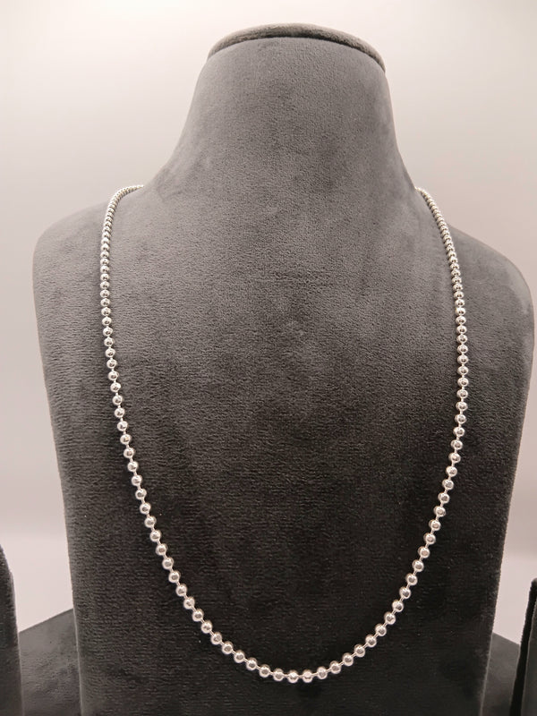 92.5 Silver Beads Chain