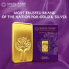 Gold 999.9 Minted Bar Lotus Certicard QR