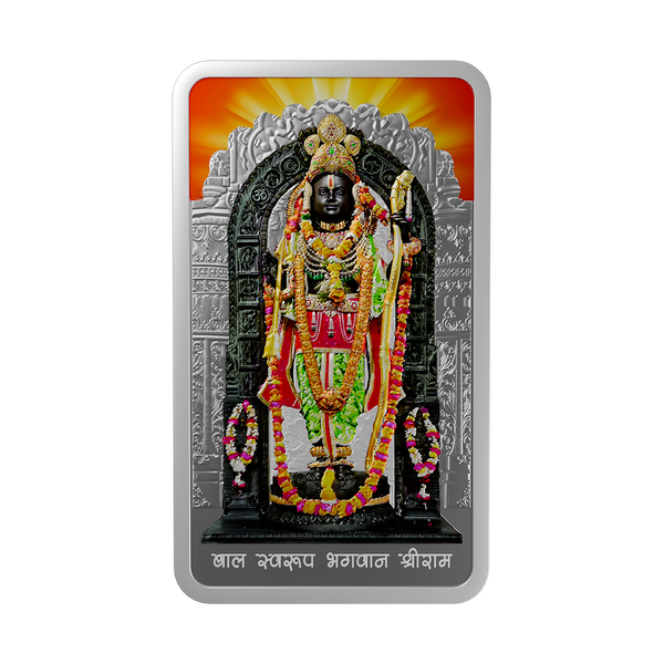 50g Minted Bar Ram Lalla Colored Card