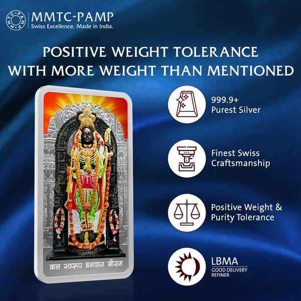 50g Minted Bar Ram Lalla Colored Card