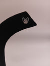 Elegant owl-shaped stud earring