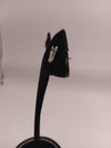 Elegant owl-shaped stud earring