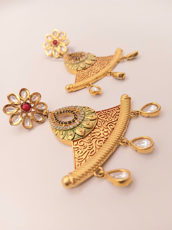 92.5 pure crescent silver jhumka