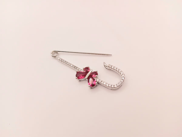 Butterfly design safety pin