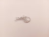 Lustrous Silver Flora Brooch