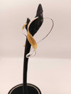 Silver twister earring