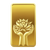 Gold 999.9 Minted Bar Lotus Certicard QR